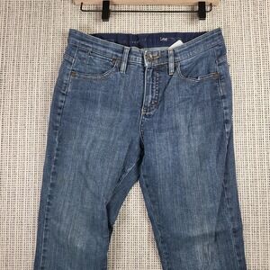 Lee Comfort Fit Jeans Womens 16 Blue Bootcut Medium Wash Flap Pocket Denim Pants
